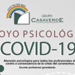 APOYO PSICOLÓGICO PARA TODOS LOS PROFESIONALES DE SUS CENTROS