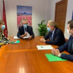 Reunión de Casaverde con el Consejero de Salud de la Región de Murcia y con la Directora General de Asistencia Sanitaria